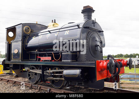 Die ehemalige Somerset und Dorset gemeinsame Bahn 0-4-0 Sattel tank Engine'' Am Kilmersdon 2017 Norton Fitzwarren Steam Rally, Somerset, England, Großbritannien Stockfoto