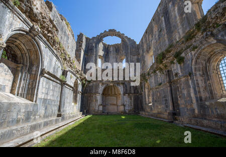 TOMAR, PORTUGAL JUNI 18, 2016 - Das Kloster des Ordens von Christus ist eine religiöse Gebäude und Römisch-katholischen Gebäude in Tomar, Portugal. UNESCO-Worl Stockfoto