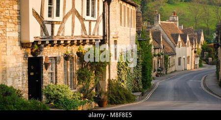 Castle Combe Chippenham Wiltshire England Stockfoto