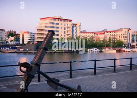 Bristol Hafen Waterfront und modernen Entwicklungen Bristol Avon England Stockfoto