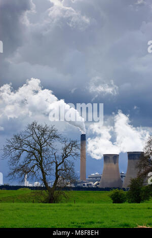 Eggborough Kraftwerk Knottingley North Yorkshire England Stockfoto