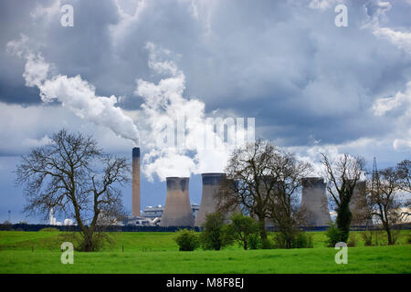 Eggborough Kraftwerk Knottingley North Yorkshire England Stockfoto