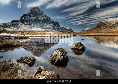 Lochan na Fola, Glen Coe, Schottland Stockfoto