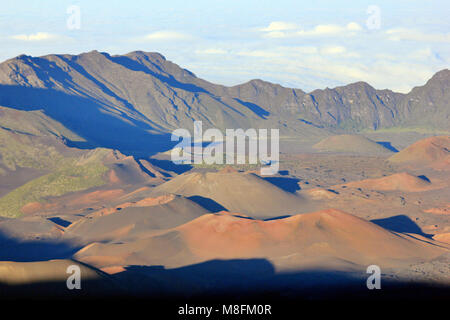 Schlackenkegel auf dem Gipfel des Vulkans Mount Haleakala auf der Insel Maui, in der hawaiischen Inseln Stockfoto