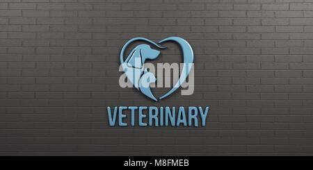 Konzept für die Gesundheitspflege für Tiere Stockfoto