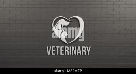 Konzept für die Gesundheitspflege für Tiere Stockfoto