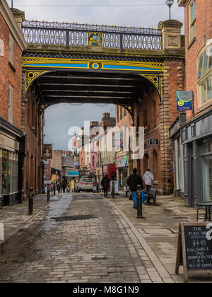 St Petersgate Brücke, Stockport Stadtzentrum, Greater Manchester, UK Stockfoto