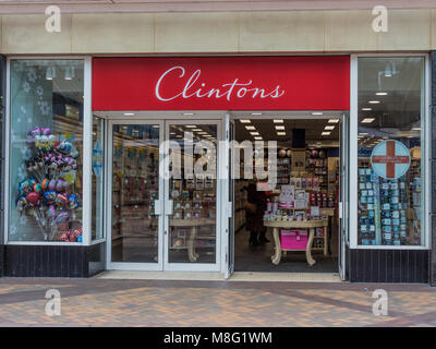 Clintons, Stockport Stadtzentrum Einkaufszentrum, Merseyway Stockfoto