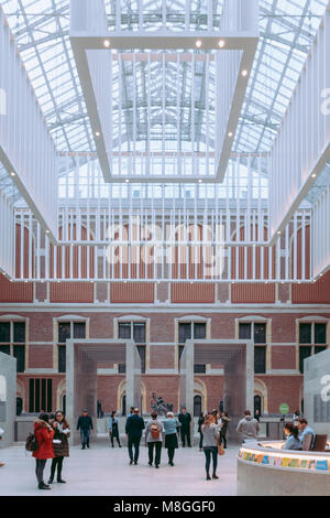 Das Rijksmuseum in Amsterdam, Niederlande. Stockfoto