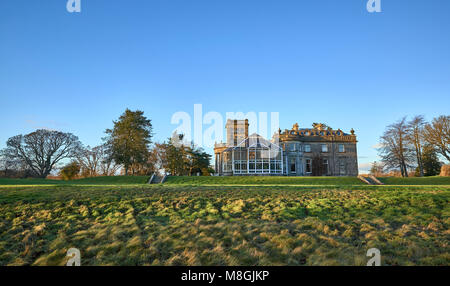 Letham Grange Manor jetzt innerhalb von einem Golfplatz, in der Nähe des Dorfes Colliston in der schottischen Grafschaft Angus. Stockfoto