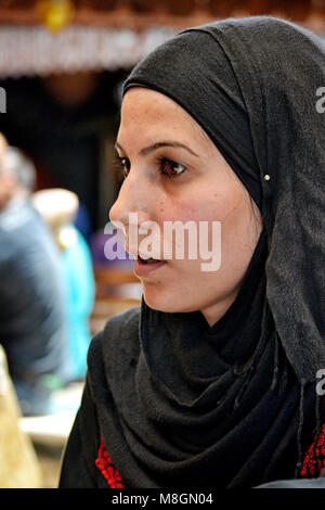 Portrait von palästinensischen Mädchen Stockfoto