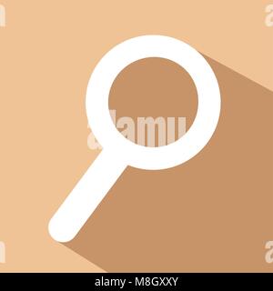Design Vector von Symbol mit Konzept Suche Stock Vektor