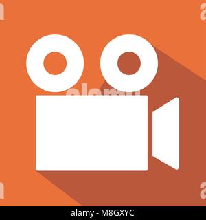 Design Vector von Symbol mit Konzept Player und Recorder Stock Vektor