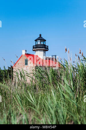 East Point Lighthouse auf der Deleware Bay, New Jersey, USA. Stockfoto