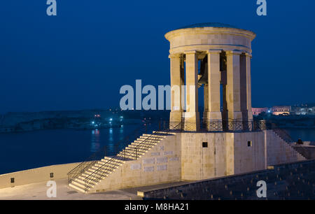 Belagerung Bell Valletta Malta Stockfoto