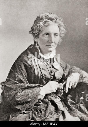 Elisabeth Harriet Beecher Stowe, 1811 - 1896. American abolitionist und Autor. Von der Internationalen Bibliothek des berühmten Literatur, c. veröffentlicht. 1900 Stockfoto