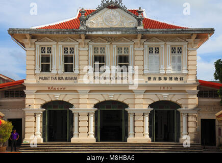 Thailand, Phuket, Phuket Town, sino-portugiesischen Architektur, Thai Hua Museum, Stockfoto