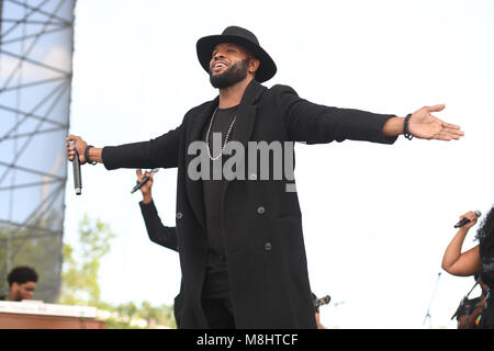 Miami Gardens FL, USA. 17 Mär, 2018. Eine Randolph führt während am Tag 1 bei Jazz im Garten zur Hand Rock Stadion am 17. März in Miami Gardens, Florida 2018. Quelle: MPI04/Medien Punch/Alamy leben Nachrichten Stockfoto