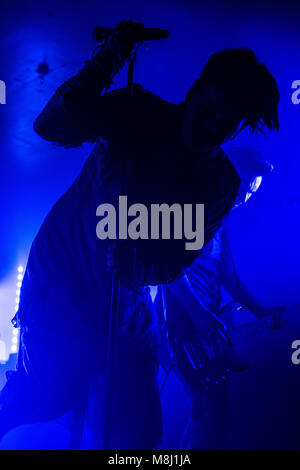 Middlesbrough, Großbritannien. 17. März 2018. Gary Numan live an der Middlesbrough Empire. Credit: Tracy Daniel/Alamy neue Live Stockfoto