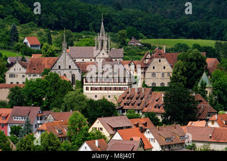 Stift Bebenhausen in der geschützten Landschaft Schönbuch bei Tübingen, Landkreis Tübingen, Baden-Württemberg Stockfoto