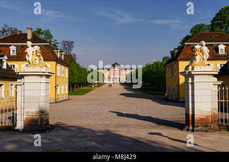 Schloss Bruchsal im Stil eines Schlosses, Kraichgau, Landkreis Karlsruhe, Baden-Württemberg, Deutschland Stockfoto