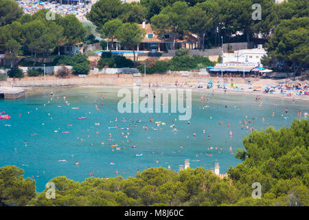 Paguera, Cala Fornells, Mallorca, Spanien, Stockfoto