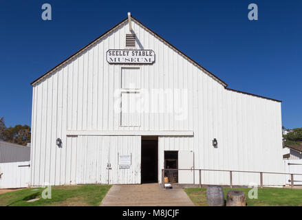 Seeley stabile Museum, San Diego State Historic Park, Kalifornien, USA Stockfoto