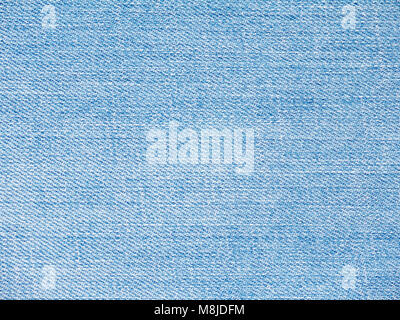 Hellblau gewaschen verblasst Denim Textur Swatch Stockfoto