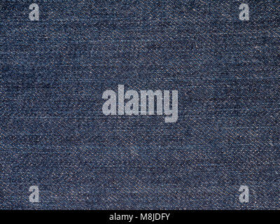 Dark Blue Denim gewaschen Textur Swatch Stockfoto