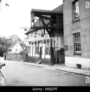 Ye Olde Bell und Steelyard 1950 Nummer 3701 Stockfoto