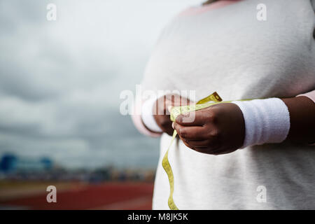 Taille Maßnahmen Stockfoto