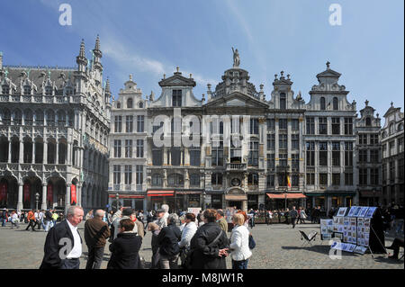 Museum der Stadt Brüssel im Neugotischen Maison du Roi (King's House) auch als Broodhuis (Breadhouse) aus dem XIX Jahrhundert und italienischen Barock Stockfoto