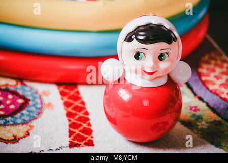 Close up roly-poly Spielzeug für Kinder Stockfoto