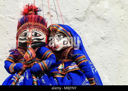 Traditionelle asiatische Marionetten Stockfoto