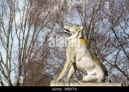 Jennings Hund, aka Der duncombe Hund aka Der Hund von Alcibiades, Victoria Park, Hackney, London, UK Stockfoto