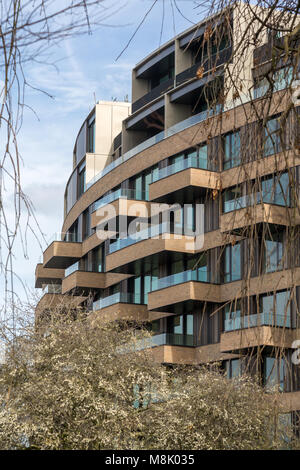 BBC Television Centre unter Sanierung, London, UK Stockfoto