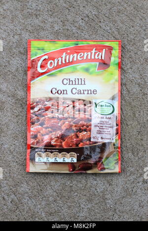 Chili Con Carne Continental Rezept Base Stockfoto