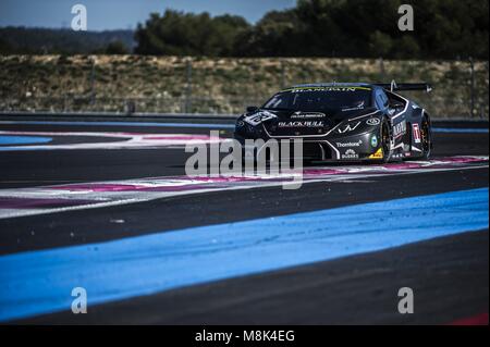 BLANCPAIN ENDURANCE SERIES TEST TAG 2018 Circuit Paul Ricard Stockfoto