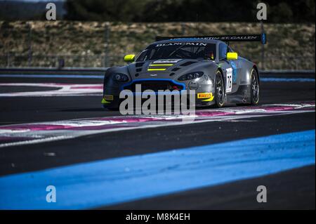 BLANCPAIN ENDURANCE SERIES TEST TAG 2018 Circuit Paul Ricard Stockfoto