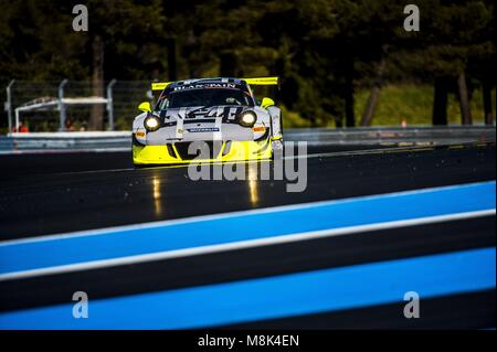 BLANCPAIN ENDURANCE SERIES TEST TAG 2018 Circuit Paul Ricard Stockfoto