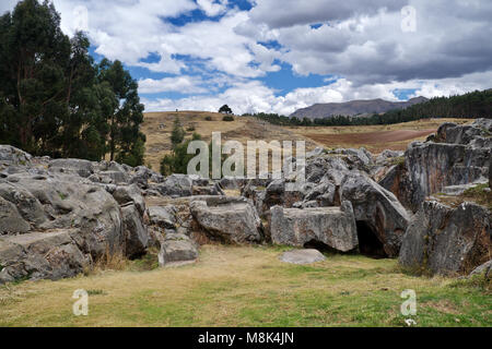 Tempel der Mond über Cusco, Peru Stockfoto