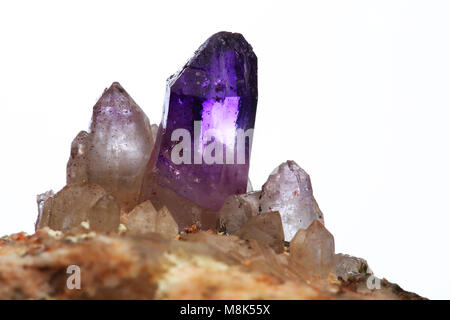 Amethyst Muster von Artigas, Uruguay. Stockfoto