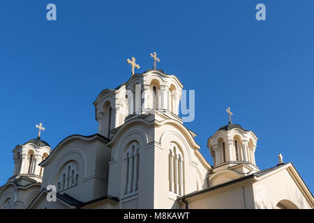 Kirche der hll. Cyrill und Methodius, der serbisch-orthodoxen Kirche - Ljubljana, Slowenien Stockfoto