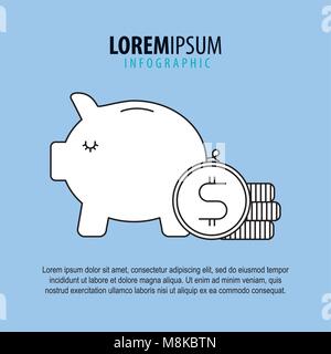 Infografiken Vorlage Symbole Stock Vektor