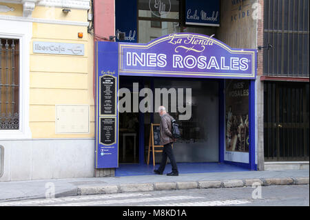 Ines Rosales Shop in Sevilla Stockfoto