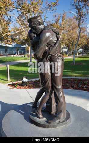 Die Homecoming Statue, San Diego, Kalifornien, USA Stockfoto