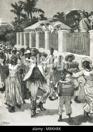 Sklaverei Emanzipation Festival in Barbados, Emanzipation Tag 1 August 1834 Stockfoto