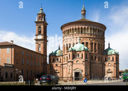 Il Santuario di Santa Maria della Croce/Wallfahrtskirche Unserer Lieben Frau vom Kreuz, fuori / außerhalb Crema, Italien, eine Wallfahrtskirche von c. 1500-1540 Stockfoto