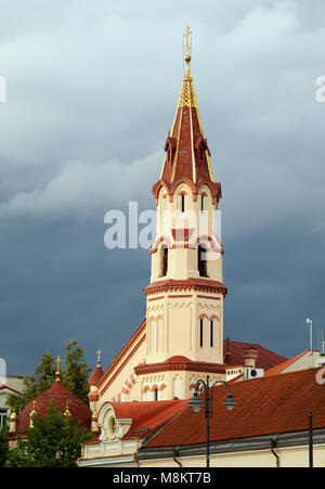 St. Nikolaus Kirche in Vilnius Stockfoto