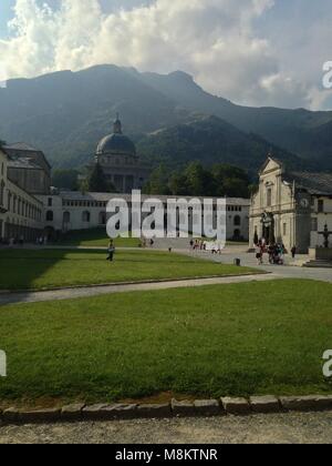 Oropa Heiligtum, Oropa, Biella, Piemont, Italien Stockfoto